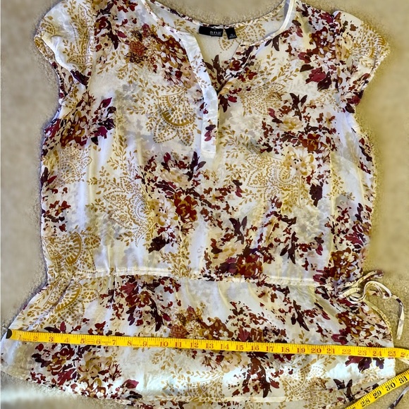 a.n.a. Boho Tie Waist Loose Blouse - Picture 7 of 8